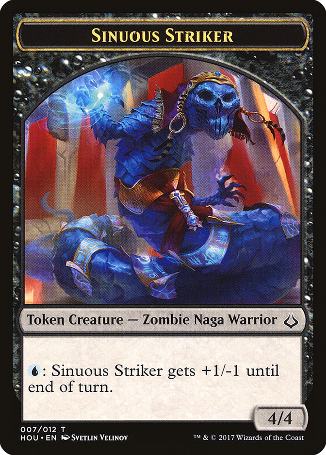 Sinuous Striker Token (7) [Hour of Devastation Tokens] | Odin's Place