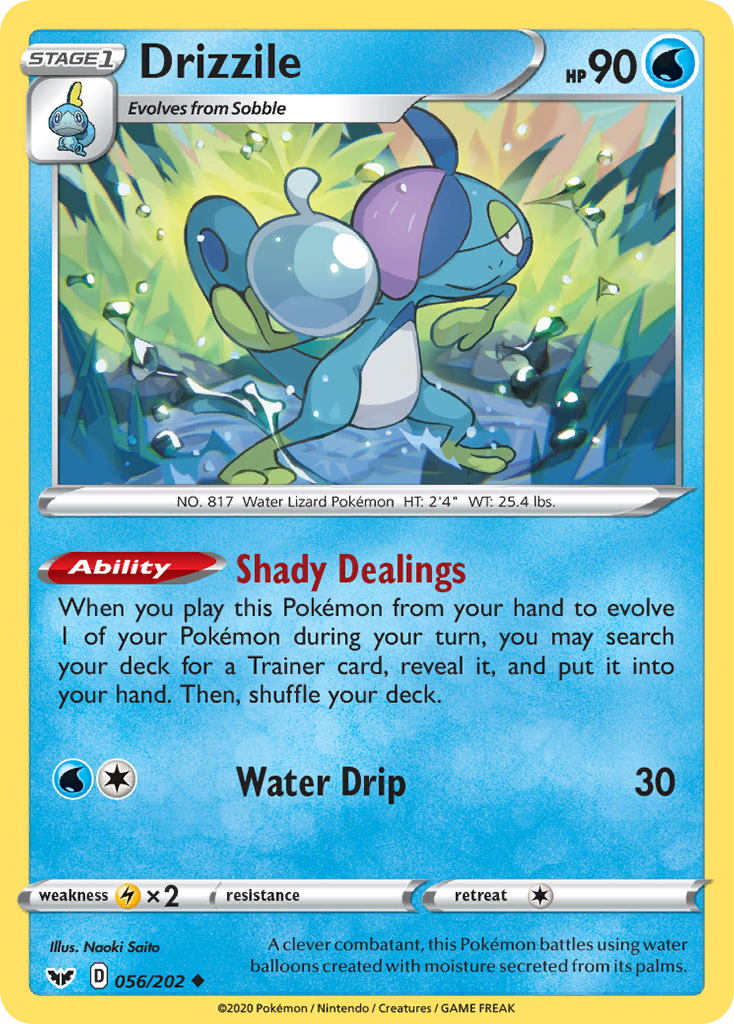Drizzile (056/202) [Sword & Shield: Base Set] | Odin's Place
