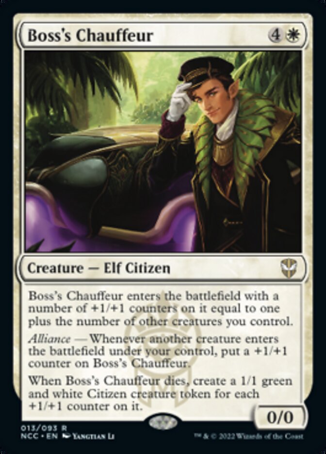 Boss's Chauffeur [Streets of New Capenna Commander] | Odin's Place