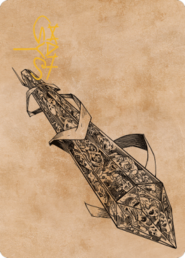 Stonespeaker Crystal Art Card (Gold-Stamped Signature) [Commander Legends: Battle for Baldur's Gate Art Series] | Odin's Place