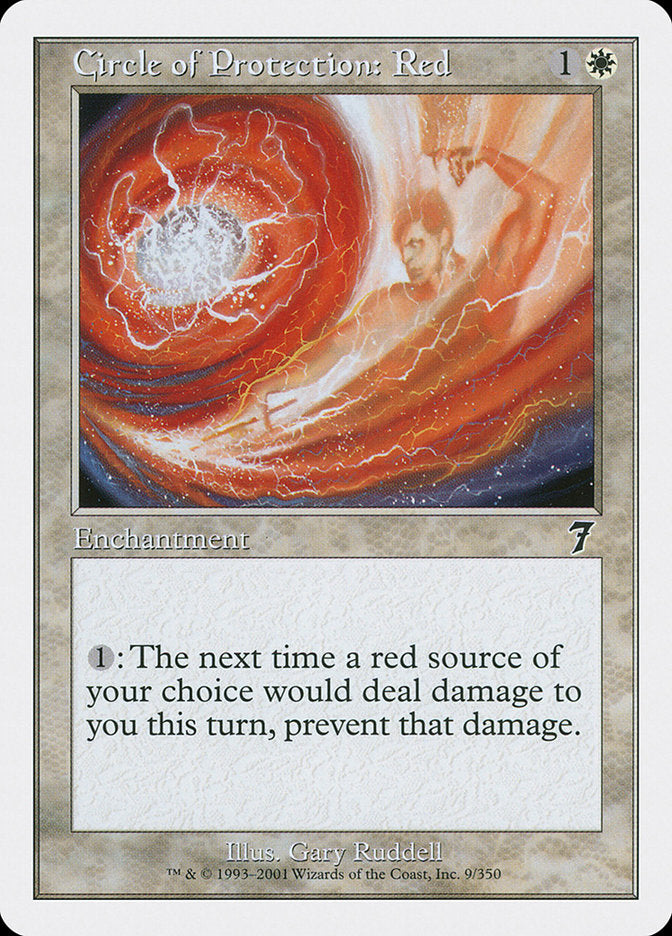 Circle of Protection: Red (9) [Seventh Edition] | Odin's Place