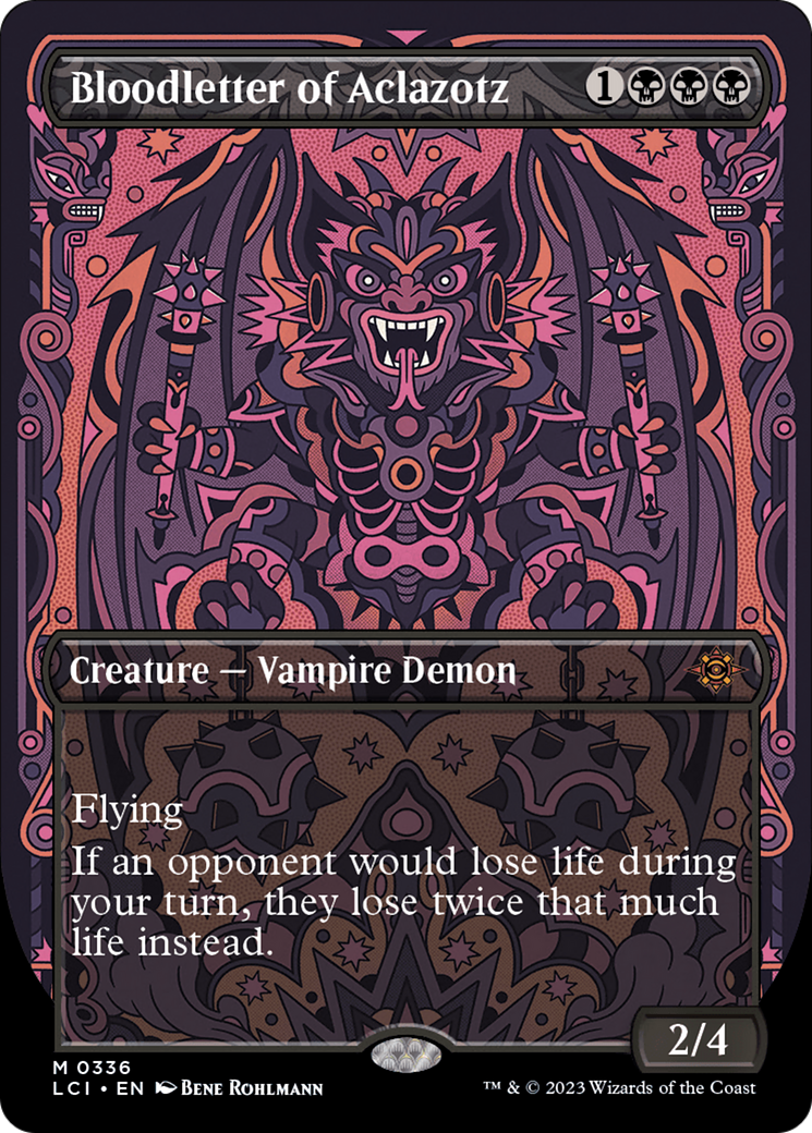 Bloodletter of Aclazotz Art Card (61/81) (Gold-Stamped Signature) [The Lost Caverns of Ixalan Art Series] | Odin's Place