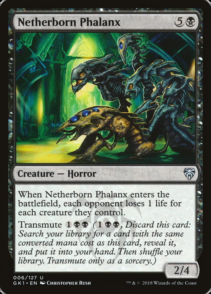 Netherborn Phalanx (6) [Guilds of Ravnica Guild Kit] | Odin's Place