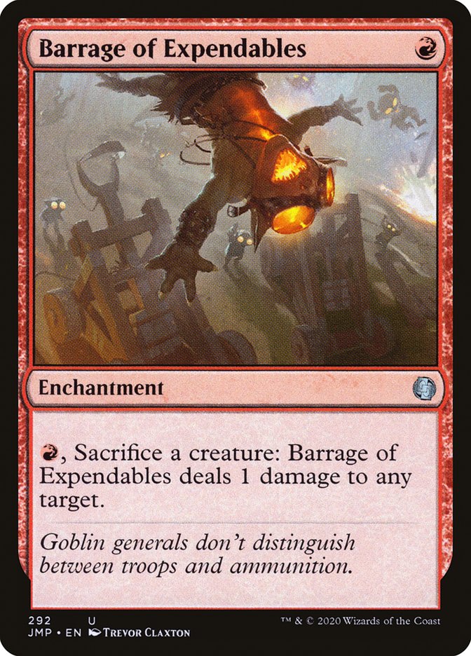 Barrage of Expendables [Jumpstart] | Odin's Place