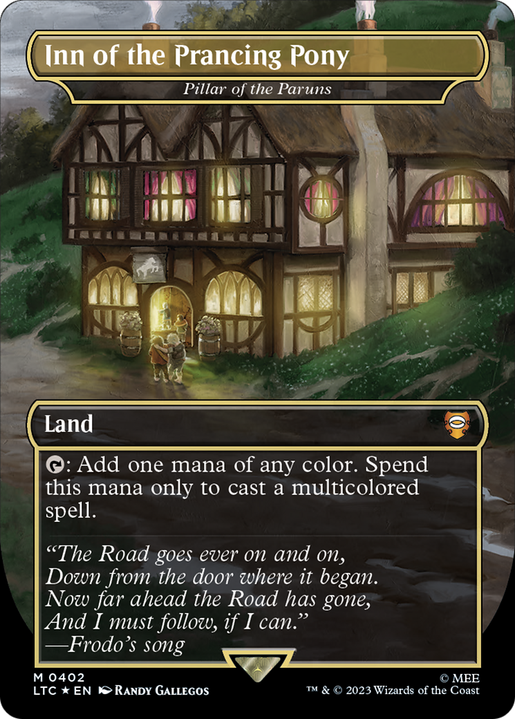 Inn of the Prancing Pony - Pillar of the Paruns (Surge Foil Realms and Relics) [The Lord of the Rings: Tales of Middle-Earth Commander] | Odin's Place
