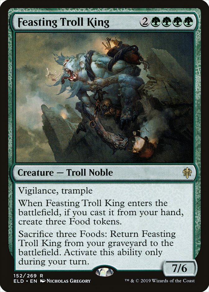 Feasting Troll King [Throne of Eldraine] | Odin's Place