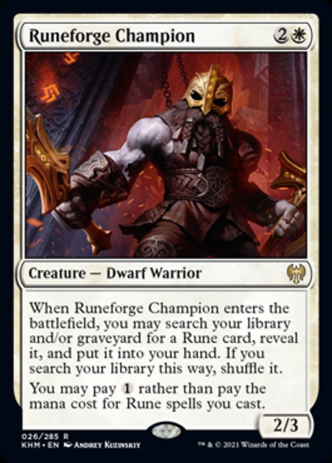 Runeforge Champion [Kaldheim] | Odin's Place