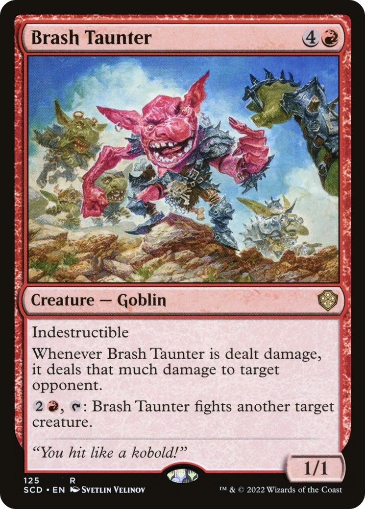 Brash Taunter [Starter Commander Decks] | Odin's Place