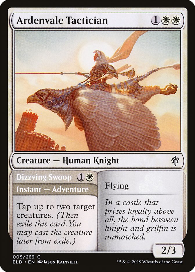 Ardenvale Tactician // Dizzying Swoop [Throne of Eldraine] | Odin's Place