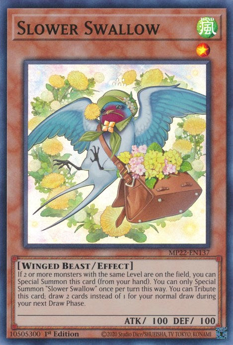 Slower Swallow [MP22-EN137] Super Rare | Odin's Place