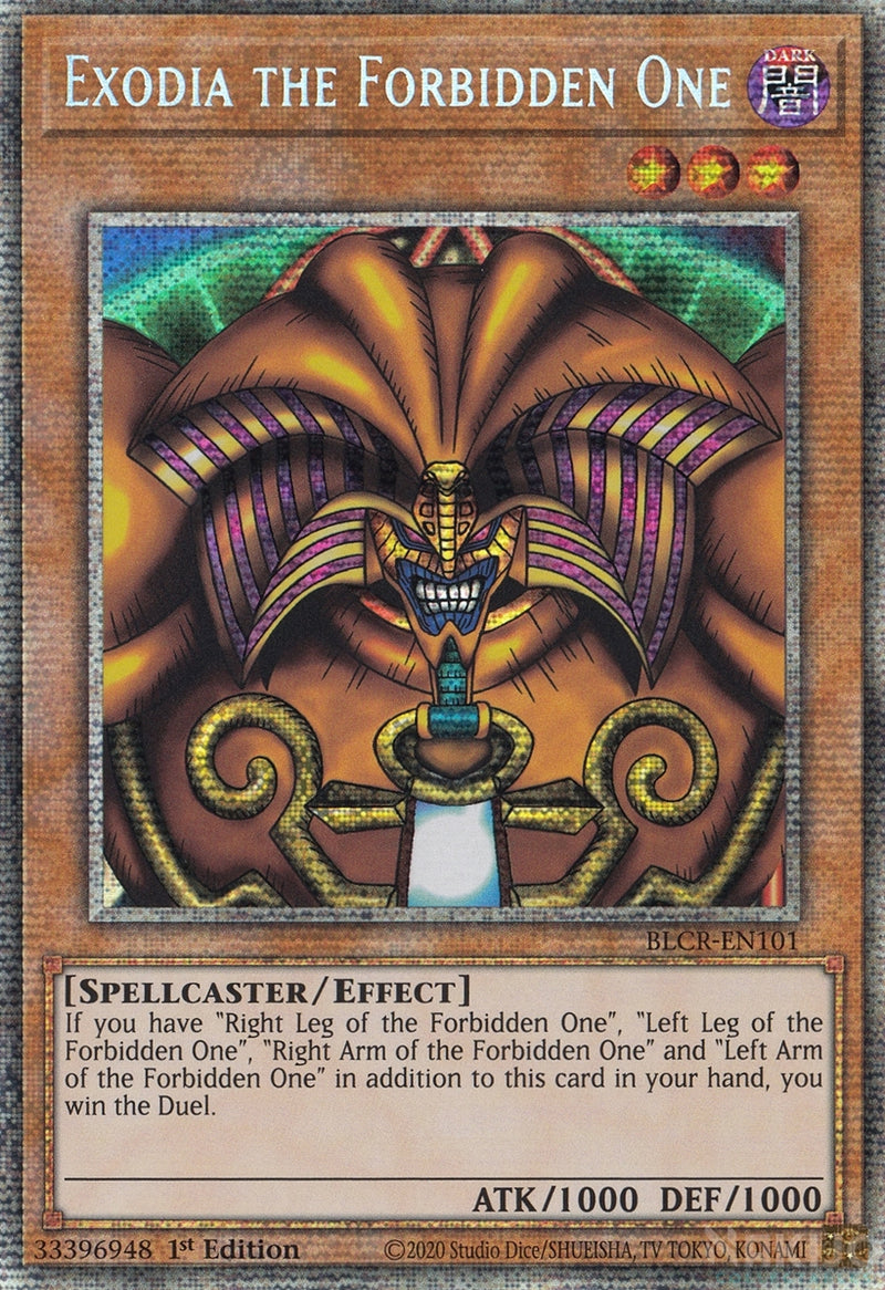 Exodia the Forbidden One [BLCR-EN101] Starlight Rare | Odin's Place