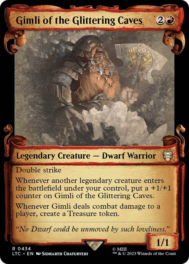 Gimli of the Glittering Caves [The Lord of the Rings: Tales of Middle-Earth Commander Showcase Scrolls] | Odin's Place
