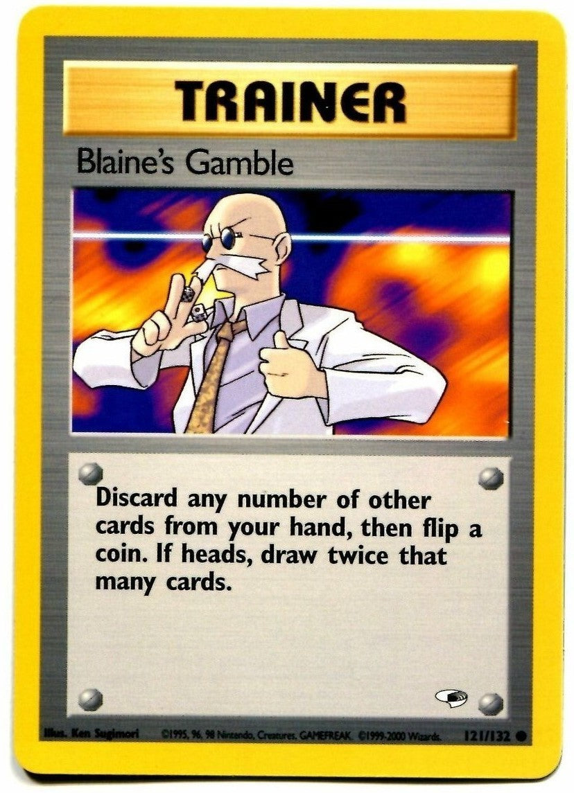 Blaine's Gamble (121/132) [Gym Heroes Unlimited] | Odin's Place