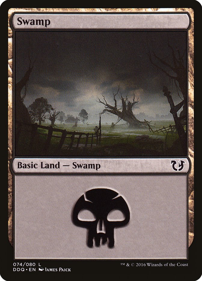 Swamp (74) [Duel Decks: Blessed vs. Cursed] | Odin's Place