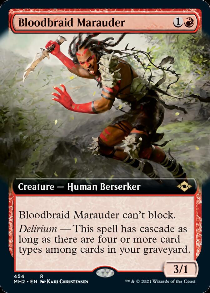 Bloodbraid Marauder (Extended Art) [Modern Horizons 2] | Odin's Place