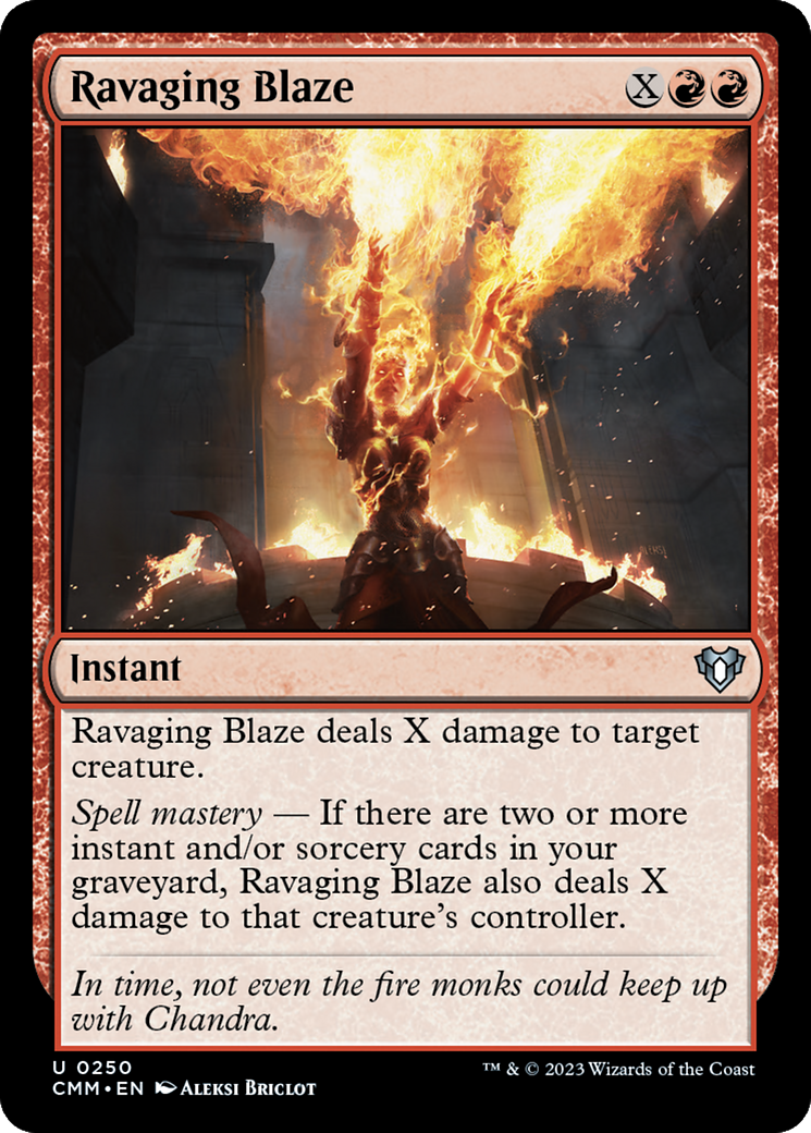 Ravaging Blaze [Commander Masters] | Odin's Place