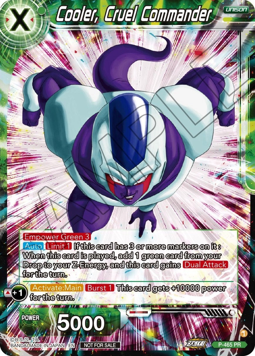 Cooler, Cruel Commander (Z03 Dash Pack) (P-465) [Promotion Cards] | Odin's Place