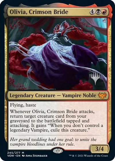 Olivia, Crimson Bride (Promo Pack) [Innistrad: Crimson Vow Promos] | Odin's Place