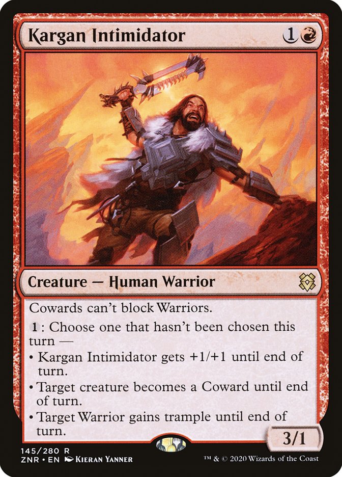 Kargan Intimidator [Zendikar Rising] | Odin's Place