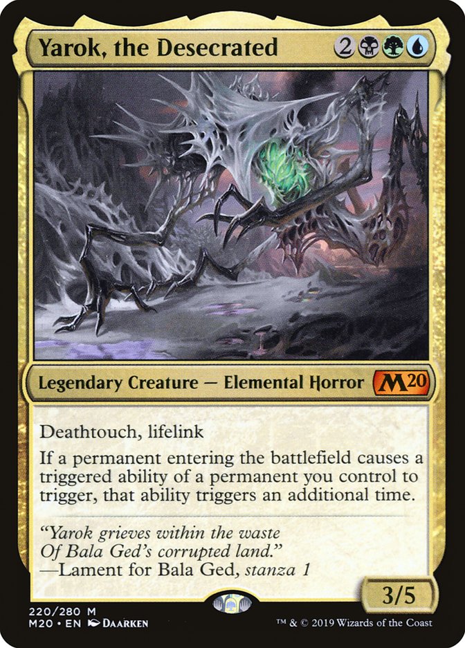 Yarok, the Desecrated [Core Set 2020] | Odin's Place