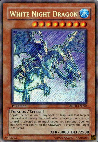 White Night Dragon [ANPR-EN092] Secret Rare | Odin's Place