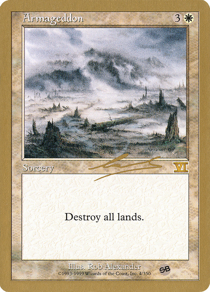 Armageddon (Nicolas Labarre) (SB) [World Championship Decks 2000] | Odin's Place
