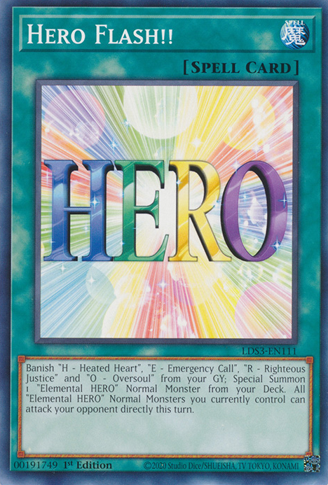 Hero Flash!! [LDS3-EN111] Common | Odin's Place