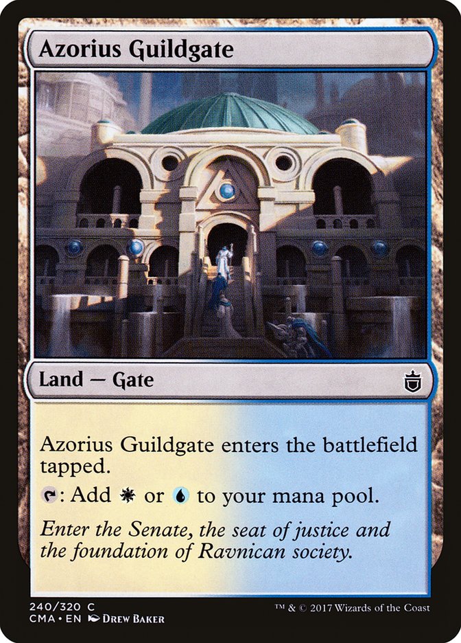 Azorius Guildgate (240) [Commander Anthology] | Odin's Place