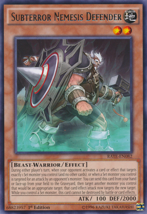 Subterror Nemesis Defender [RATE-EN082] Rare | Odin's Place