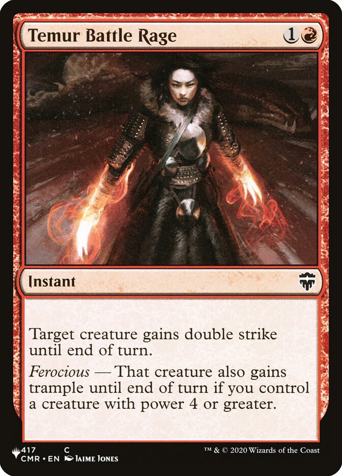 Temur Battle Rage [Secret Lair: Heads I Win, Tails You Lose] | Odin's Place