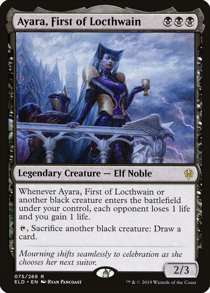 Ayara, First of Locthwain [Throne of Eldraine] | Odin's Place