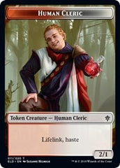 Human Cleric // Food (16) Double-Sided Token [Throne of Eldraine Tokens] | Odin's Place