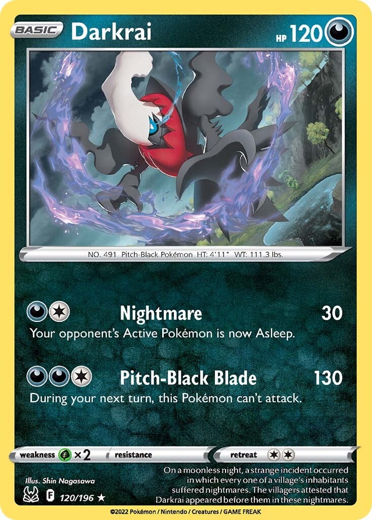 Darkrai (120/196) [Sword & Shield: Lost Origin] | Odin's Place