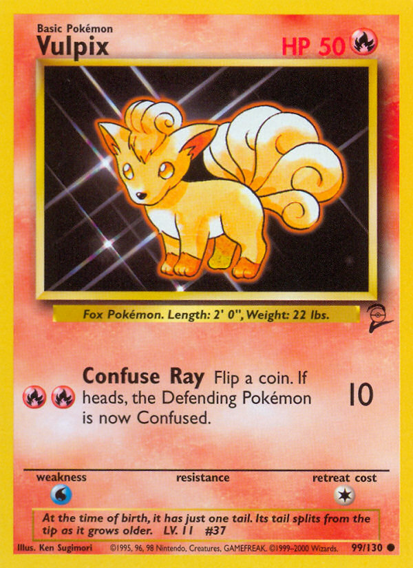 Vulpix (99/130) [Base Set 2] | Odin's Place