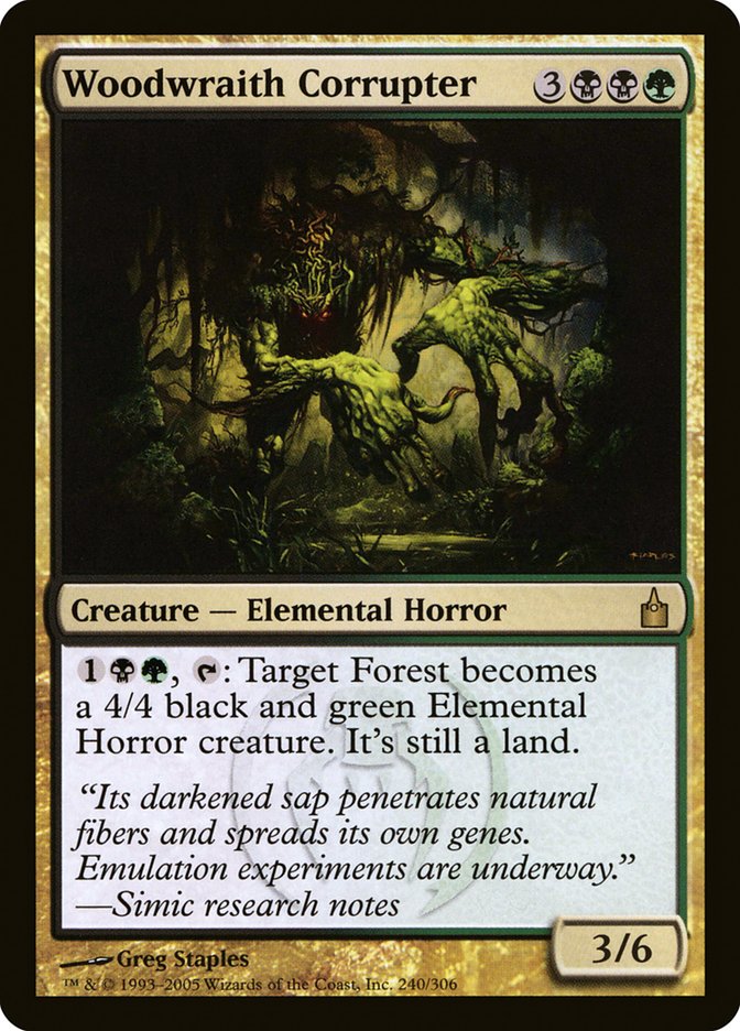 Woodwraith Corrupter (240) [Ravnica: City of Guilds] | Odin's Place