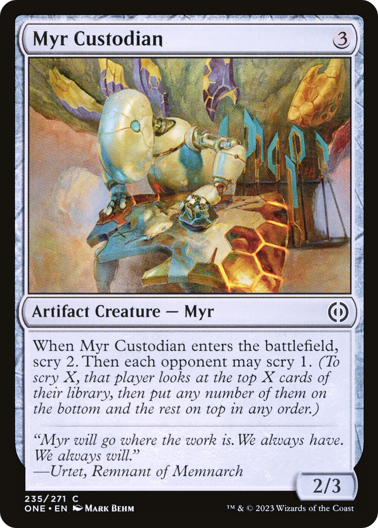 Myr Custodian [Phyrexia: All Will Be One] | Odin's Place