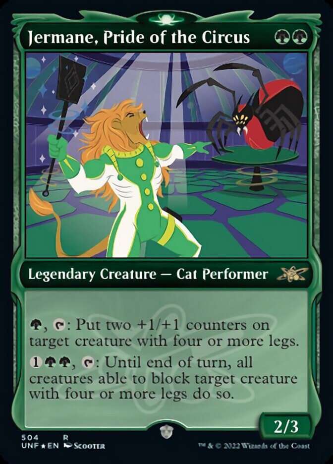 Jermane, Pride of the Circus (Showcase) (Galaxy Foil) [Unfinity] | Odin's Place