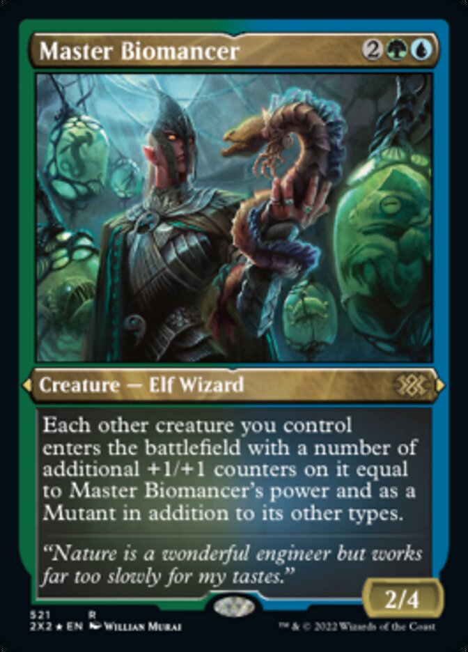 Master Biomancer (Foil Etched) [Double Masters 2022] | Odin's Place