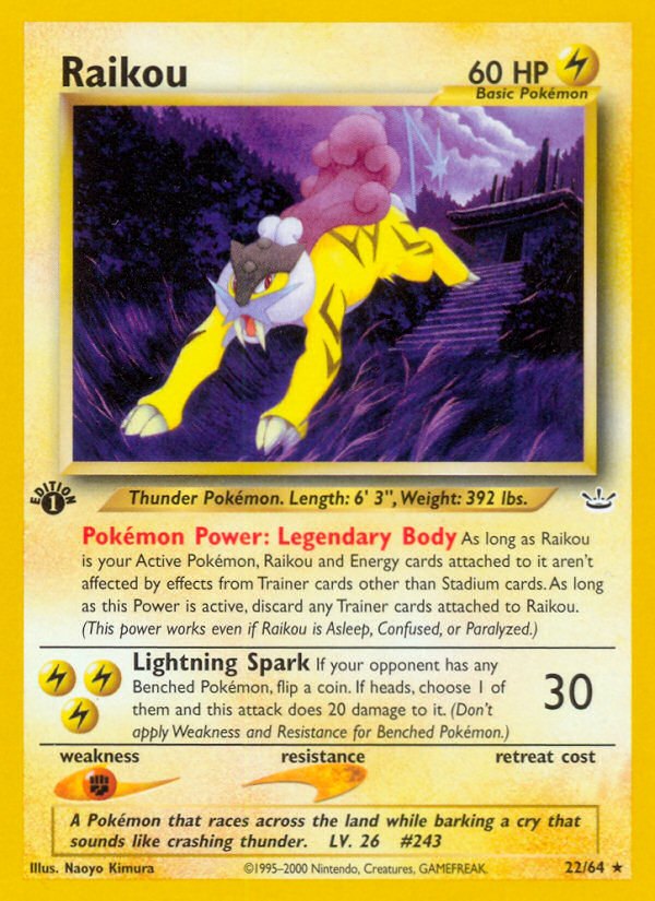 Raikou (22/64) [Neo Revelation 1st Edition] | Odin's Place