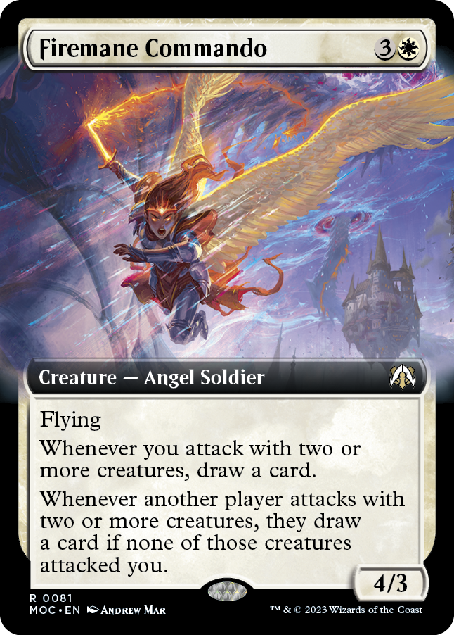 Firemane Commando (Extended Art) [March of the Machine Commander] | Odin's Place