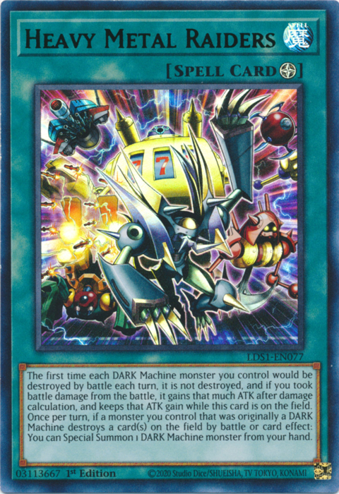 Heavy Metal Raiders (Green) [LDS1-EN077] Ultra Rare | Odin's Place