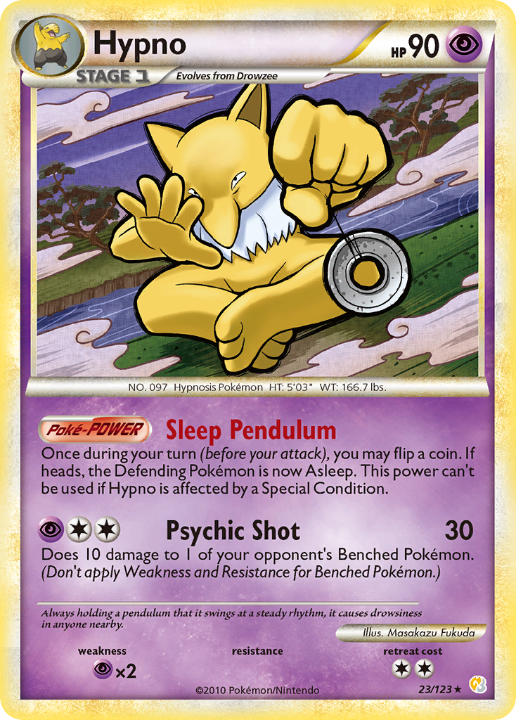 Hypno (23/123) [HeartGold & SoulSilver: Base Set] | Odin's Place