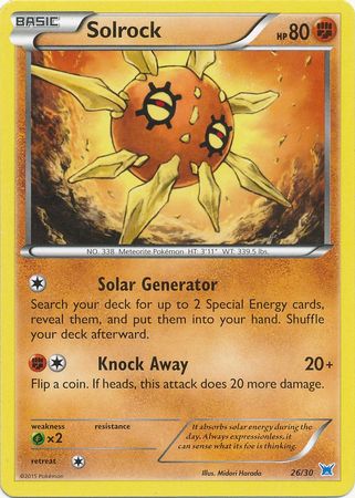 Solrock (26/30) [XY: Trainer Kit 2 - Latios] | Odin's Place