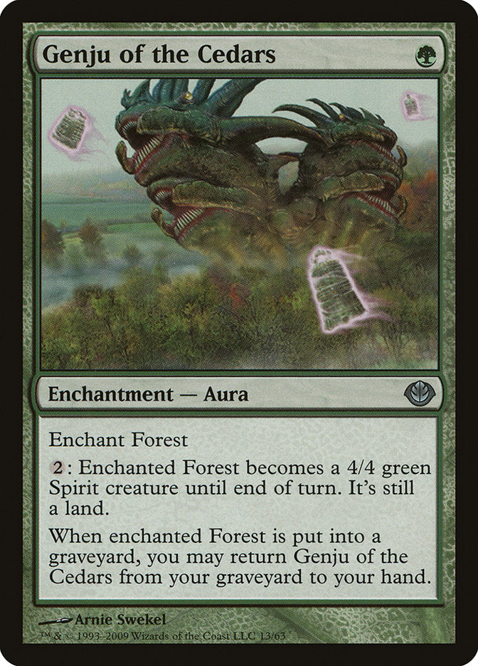 Genju of the Cedars (13) [Duel Decks: Garruk vs. Liliana] | Odin's Place