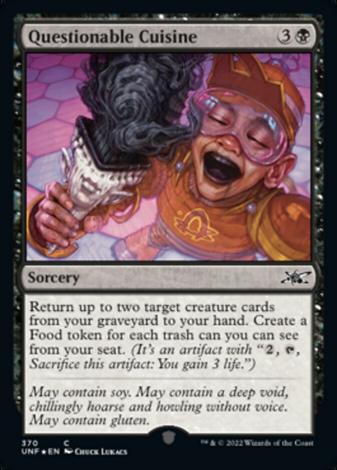 Questionable Cuisine (Galaxy Foil) [Unfinity] | Odin's Place
