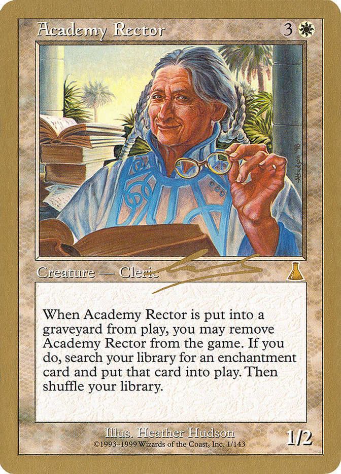 Academy Rector (Nicolas Labarre) [World Championship Decks 2000] | Odin's Place