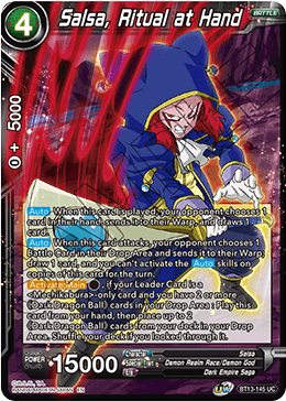 Salsa, Ritual at Hand (Uncommon) (BT13-145) [Supreme Rivalry] | Odin's Place