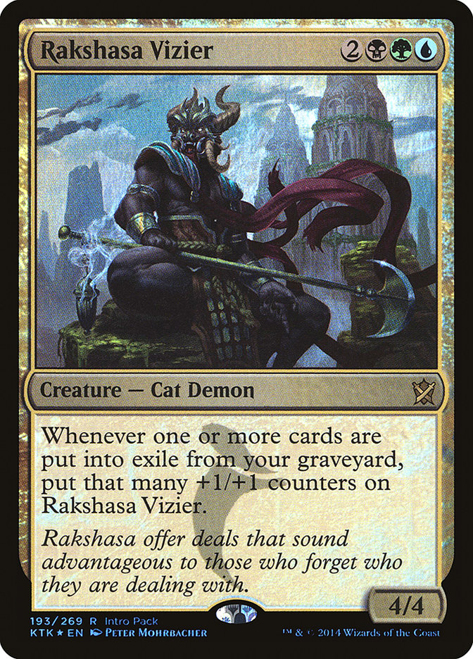 Rakshasa Vizier (193) (Intro Pack) [Khans of Tarkir Promos] | Odin's Place