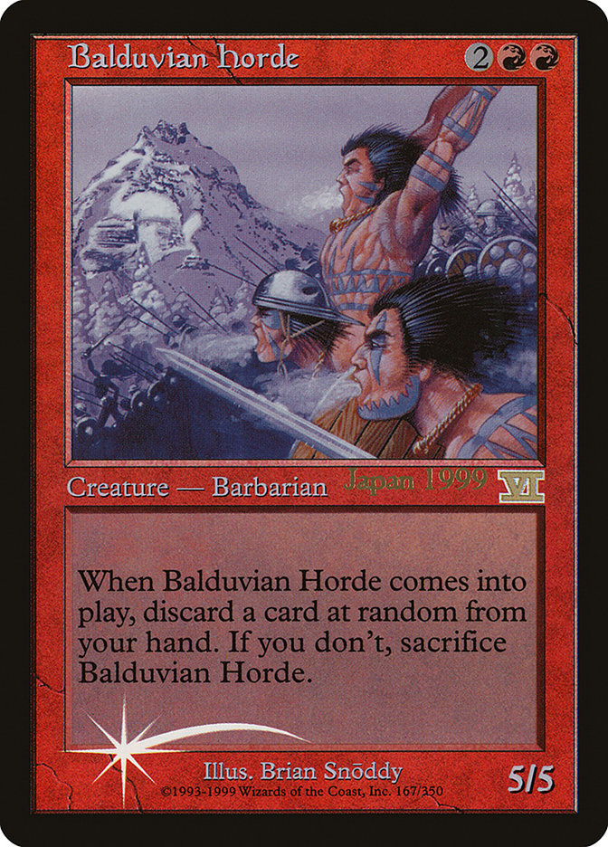 Balduvian Horde (167) (Worlds) [World Championship Promos] | Odin's Place