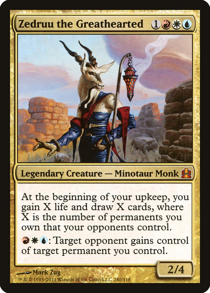 Zedruu the Greathearted (240) [Commander 2011] | Odin's Place